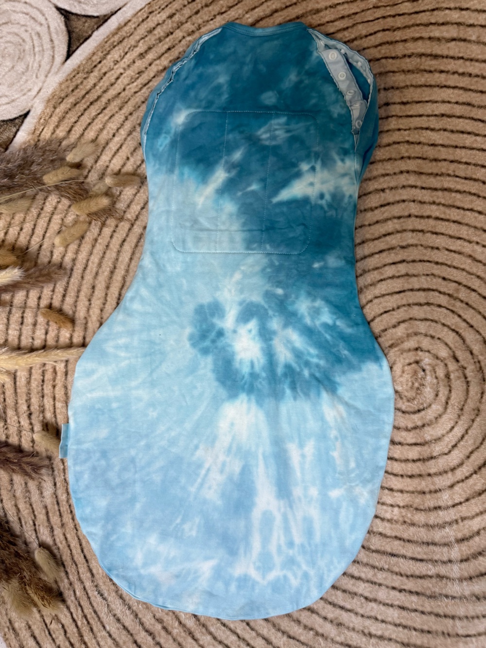 Blue Tie-Dye Kids One-Piece sleep Sack - Picture 3 of 4